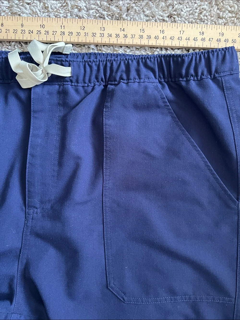 EUC FIGS Men's Cairo Cargo Scrub Pants Navy Size XXL/S